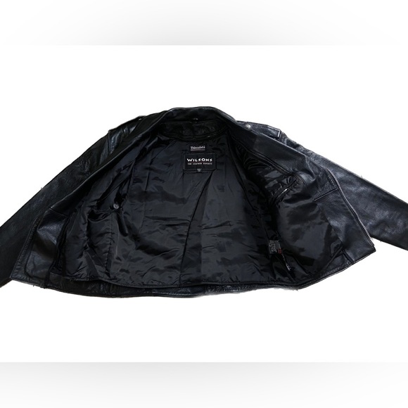 WILSON ❤️❤️ BIKERS LEATHER JACKET - Picture 6 of 14